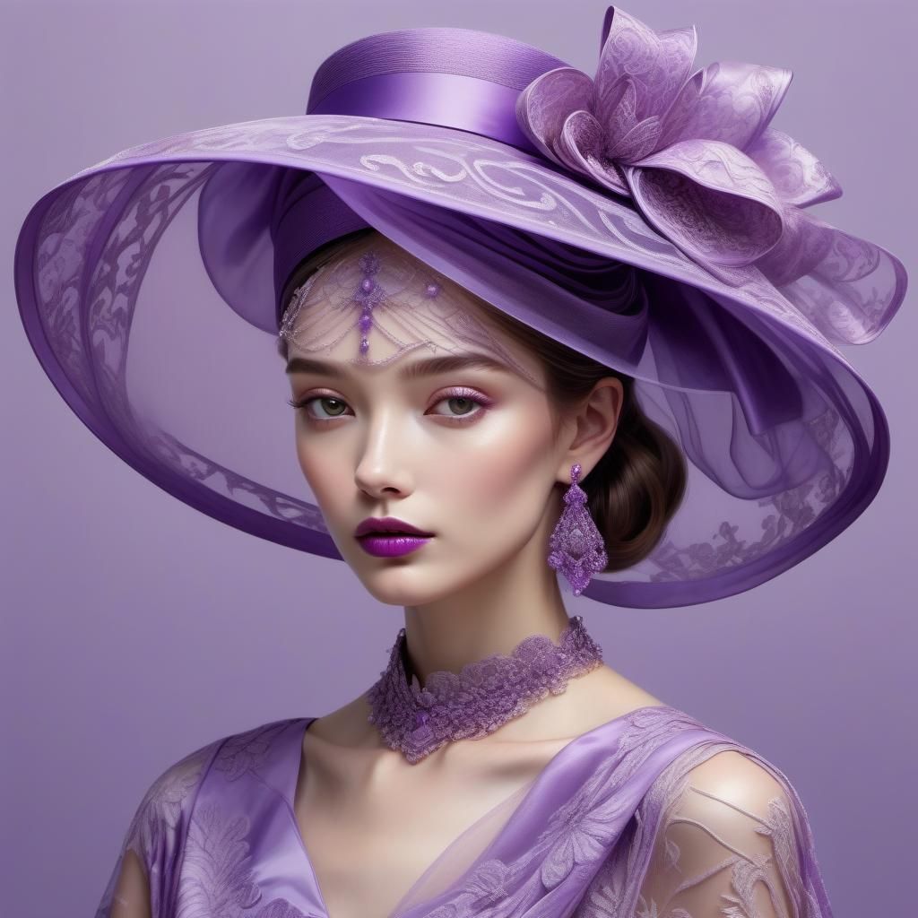 Pretentious Purple Hat
