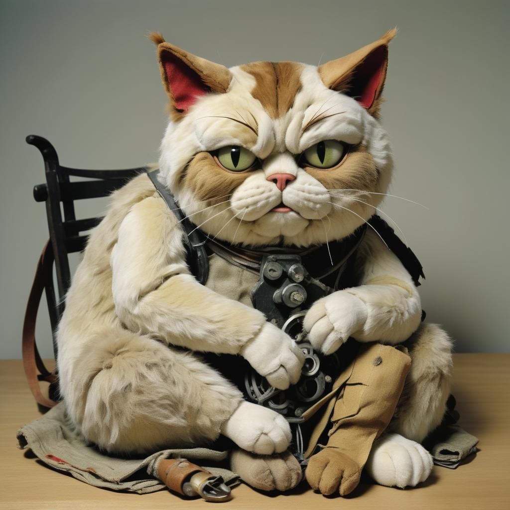 Sad Cat Fails: Expressionist and Icon Art Styles