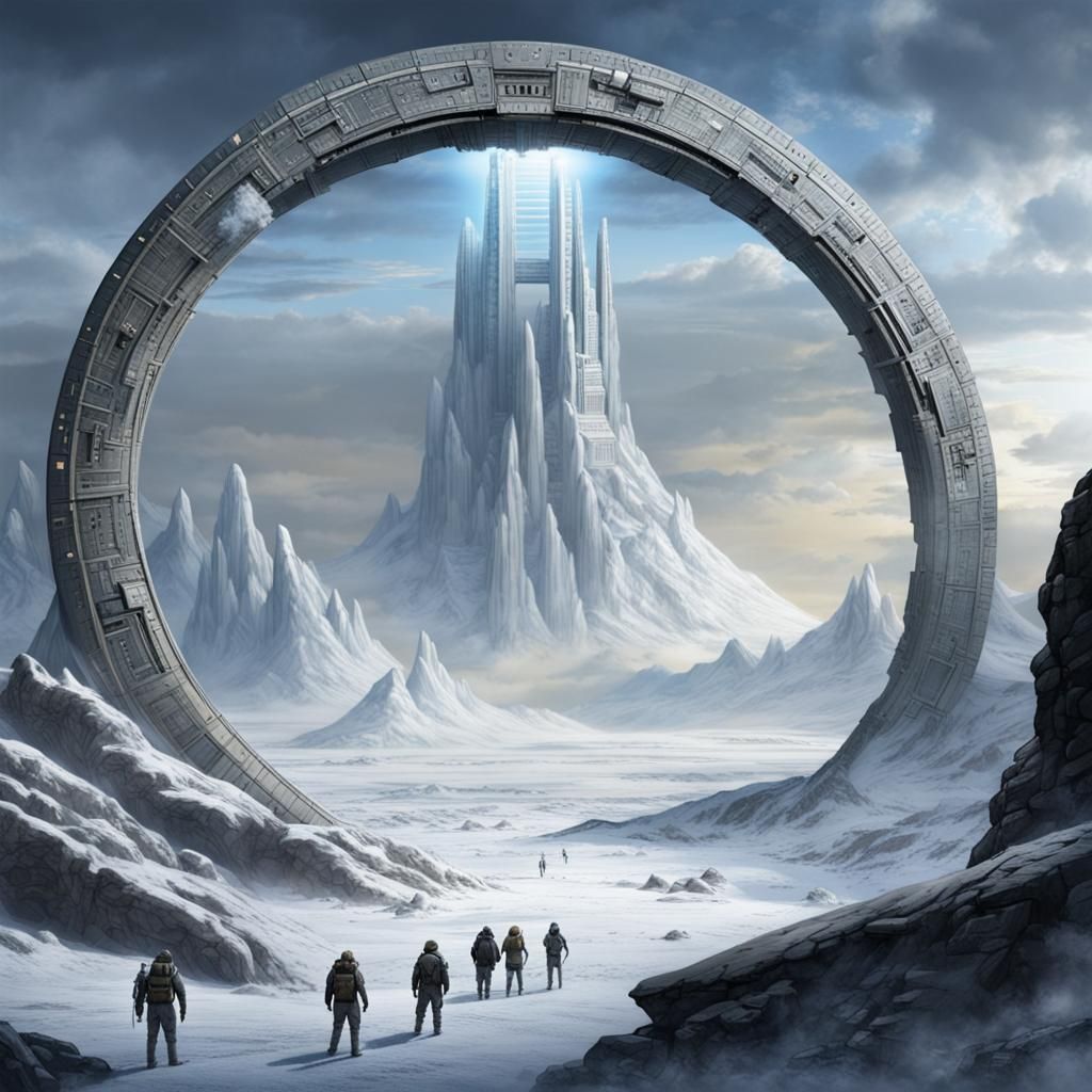 Stargate Opens Onto a Frozen Alien World