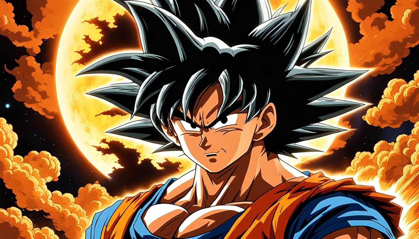 Dynamic Image of Dragon Ball's Son Goku