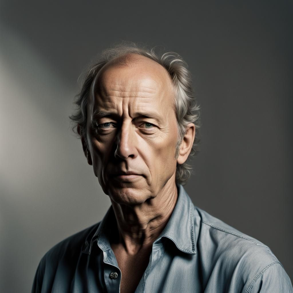 Dramatic Portrait in the Style of Nadav Kander