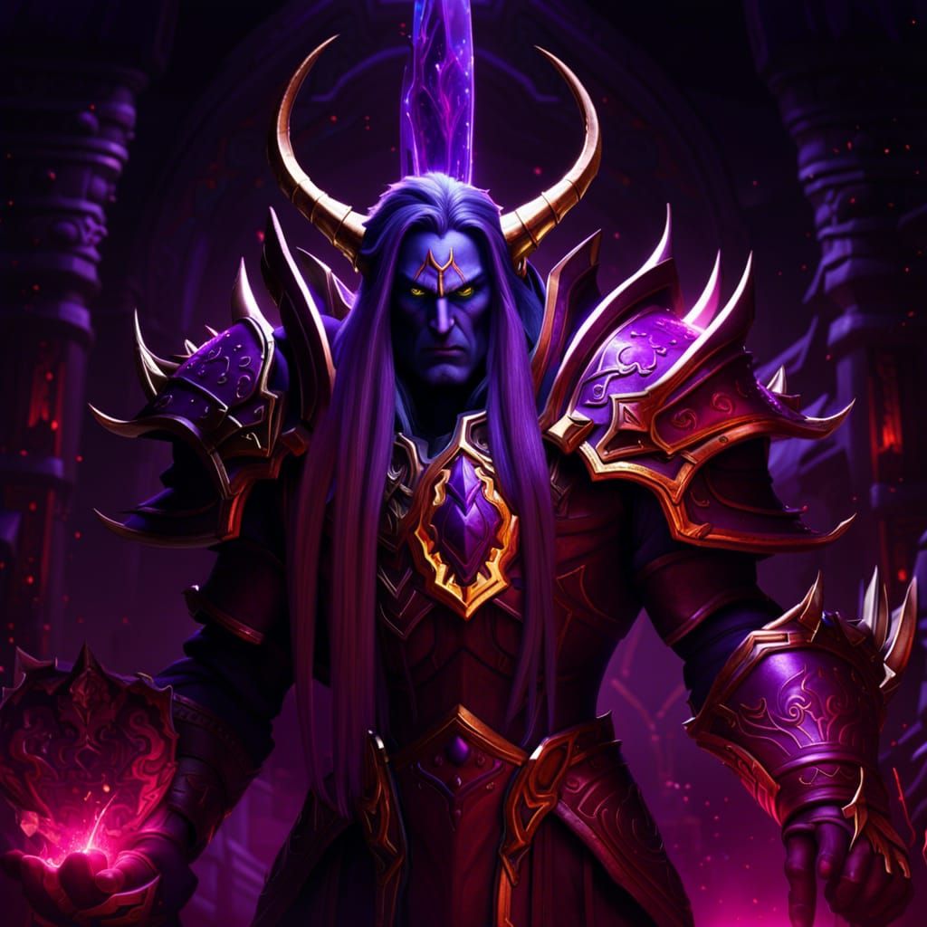 Majestic Fantasy Character in Cinematic Lighting