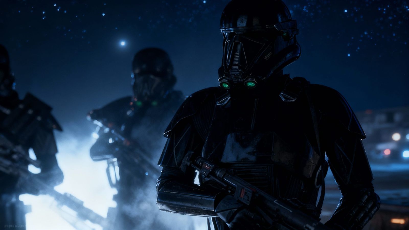 Imperial Death Troopers on Night Watch Duty