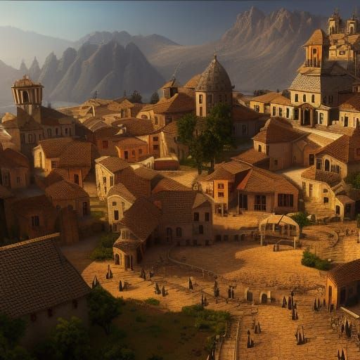 Medieval Byzantine town in Asia minor