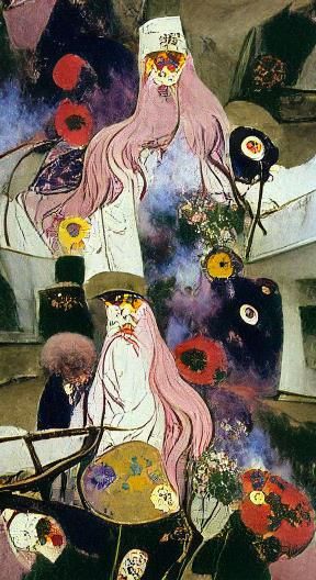 Belladonna of Sadness: Impressionist Abstract Painting
