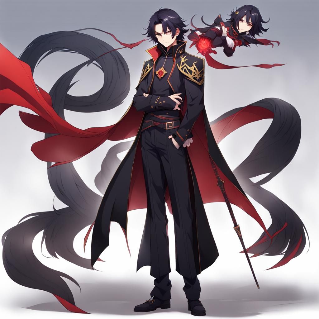 Genshin Impact Vampire Boy Character Design