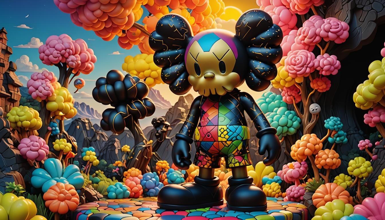 More KAWS Murakami II