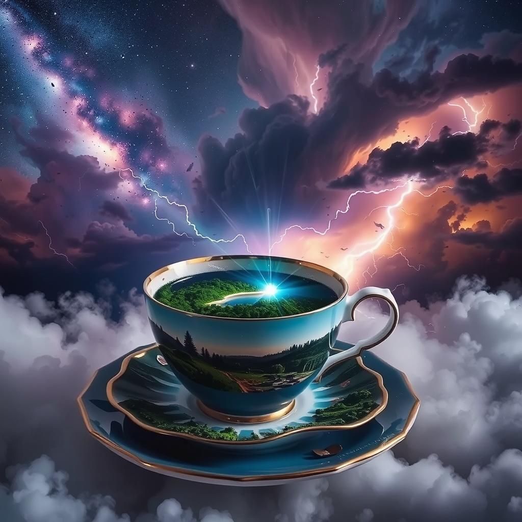 Crescent Island in a Cup