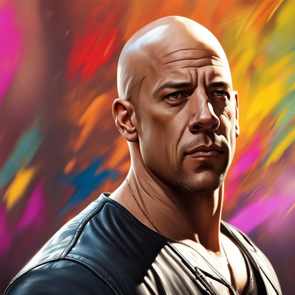 Hyperrealistic Splash Art Portrait with Dramatic Lighting