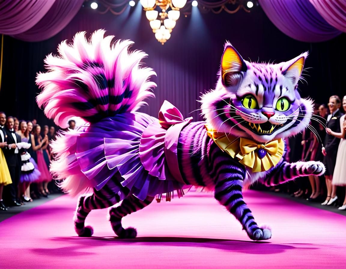Alice in Wonderland: Cheshire Cat on the Catwalk