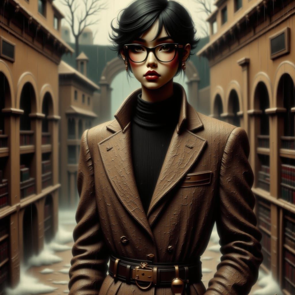 Nerd King Embodies Intellectual Elegance on Runway