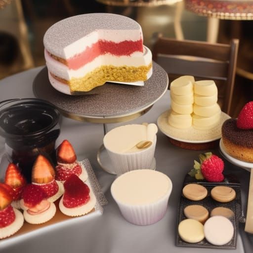 Pastel Desserts: Macaroons, Lava Cake, and More