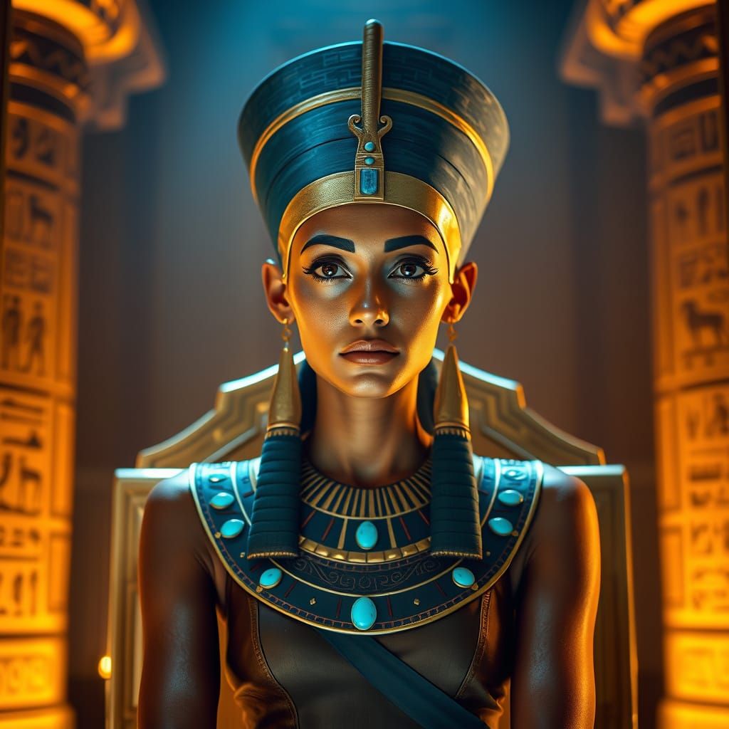 Queen Nefertiti : The legendary Egyptian Queen