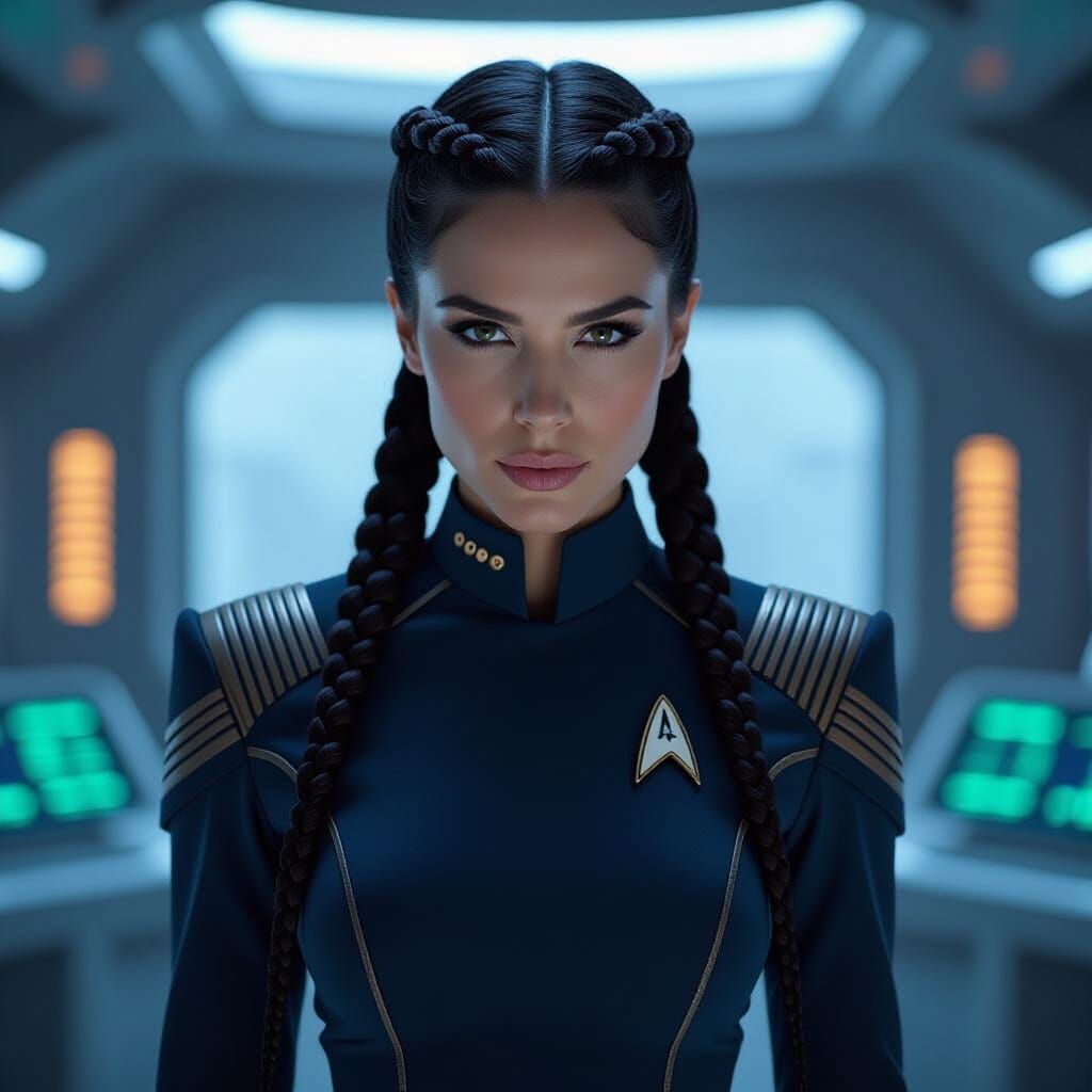 Cardassian-Human Hybrid on Starfleet Vessel