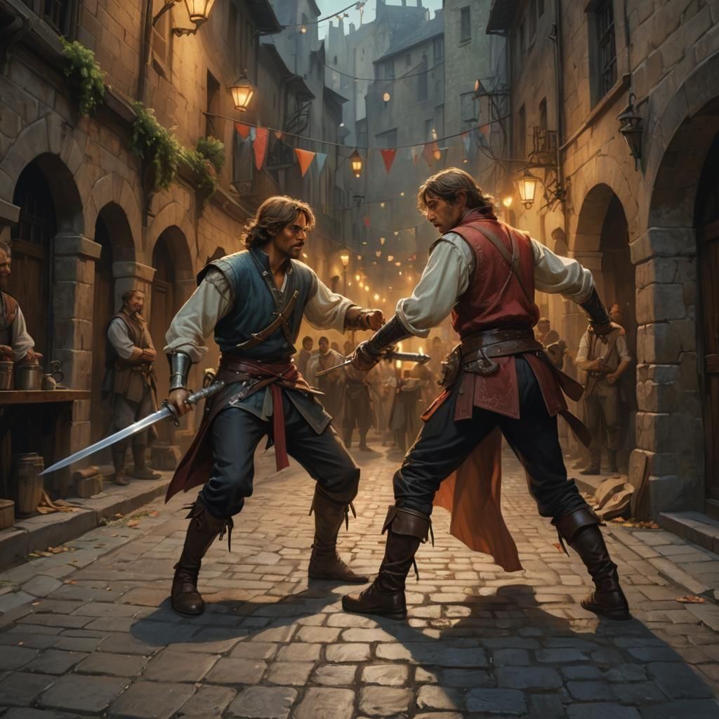 Gemstone Medieval Dagger on Ancient Tomes