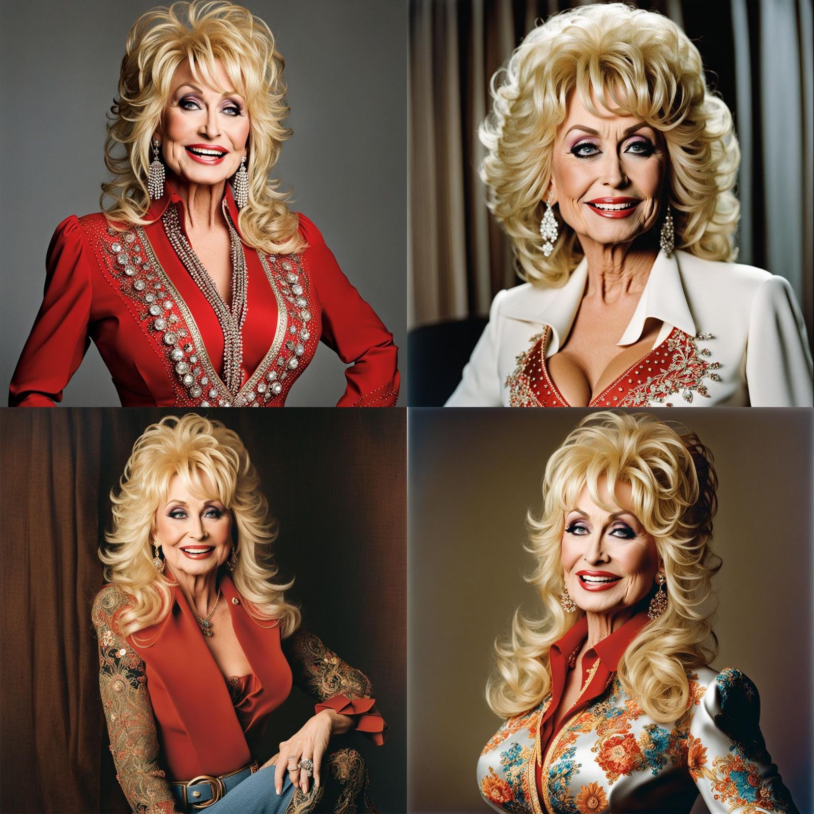 Dolly Parton AI Portrait