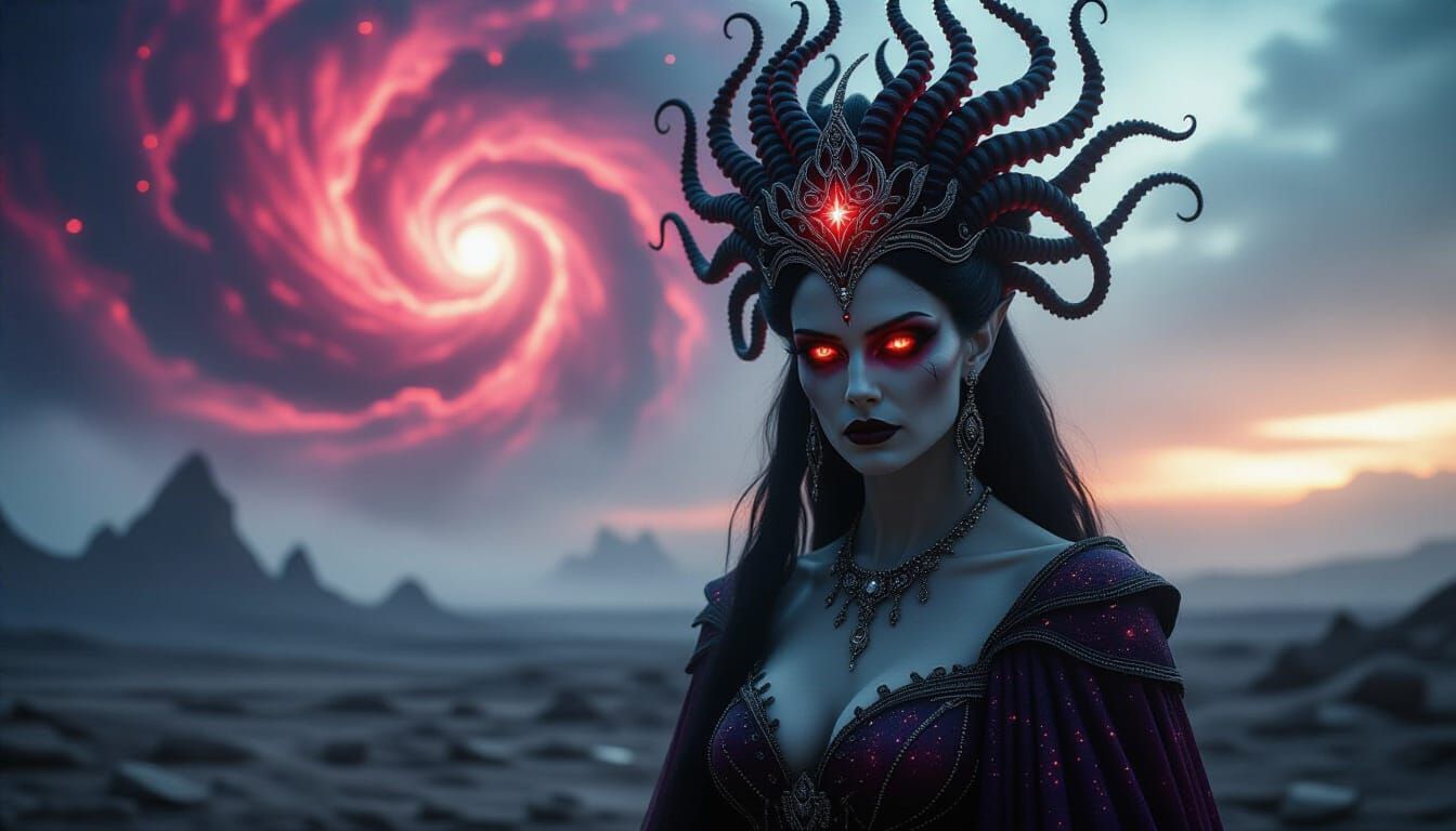 Ancient Vampire Queen on Alien World