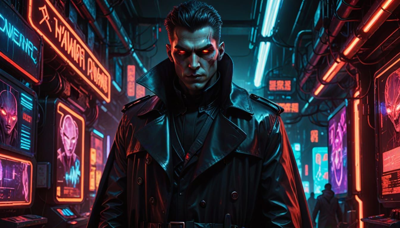 Futuristic vampire