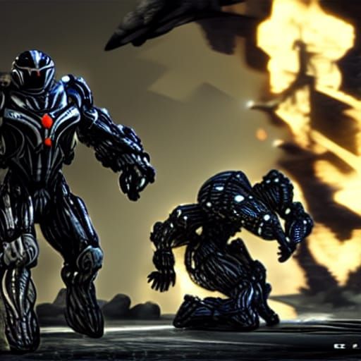 Crysis Nanosuit Confronts StarCraft Ghost