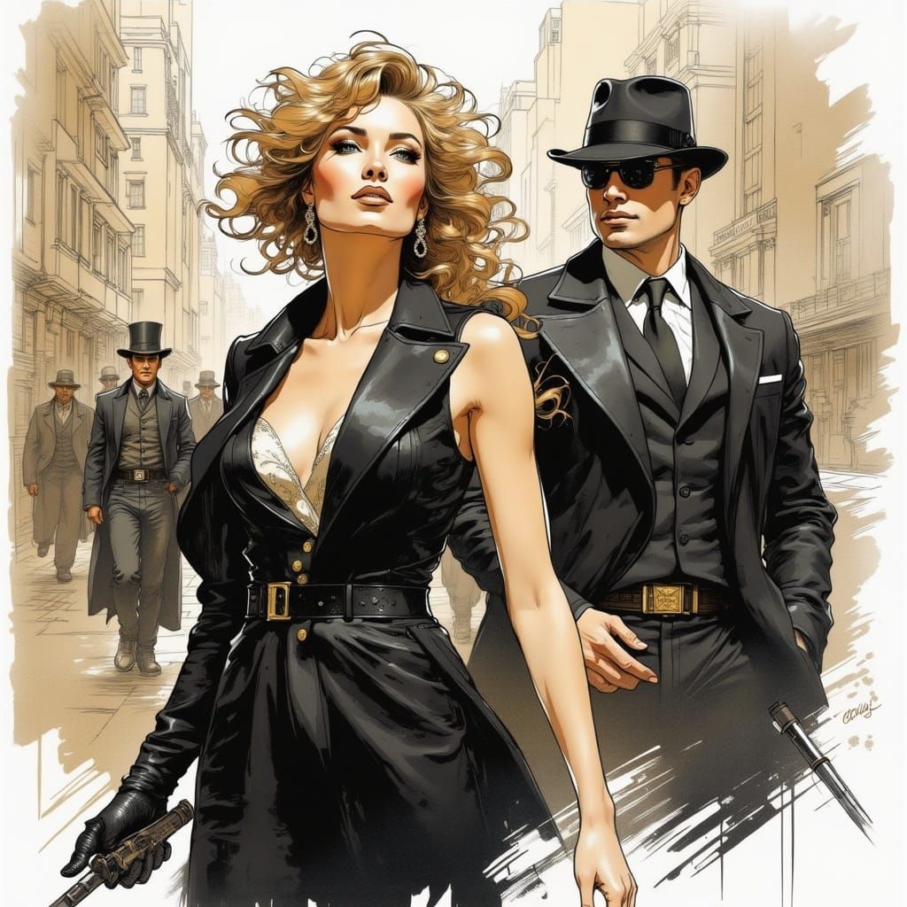 Largo Winch's Charity in Elegant Noir and Gold