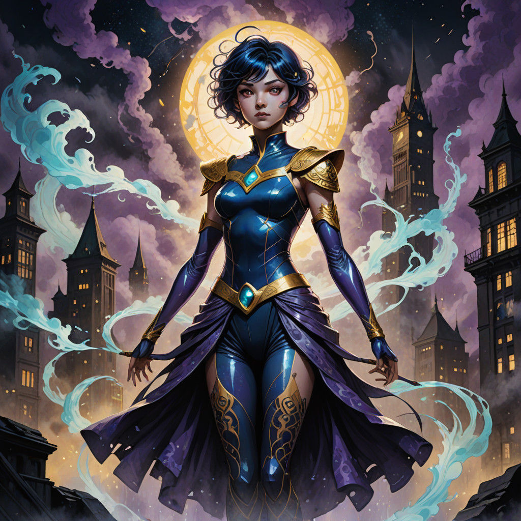 Sailor Mercury in an Eerie Urban Fantasy