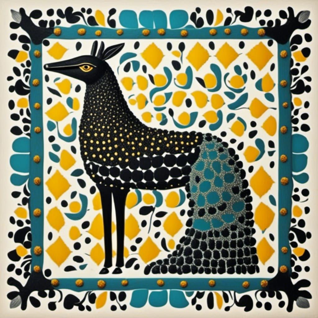 Stylized Figure in Gerd Arntz Bauhaus Style