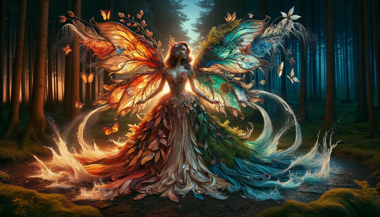Ethereal Faerie in the Balance of Elements