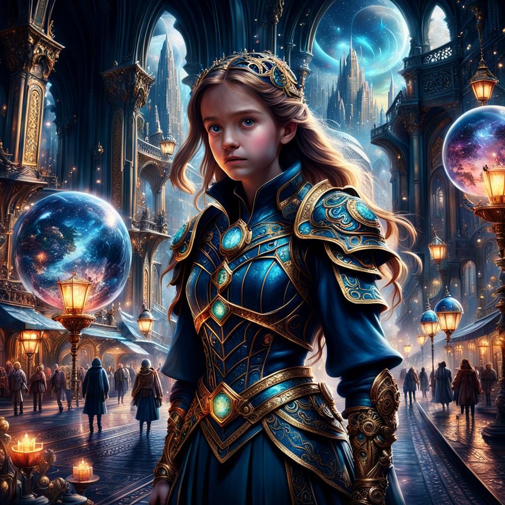 Sparkling Magical Wonders in a Maximalist Digital Painting