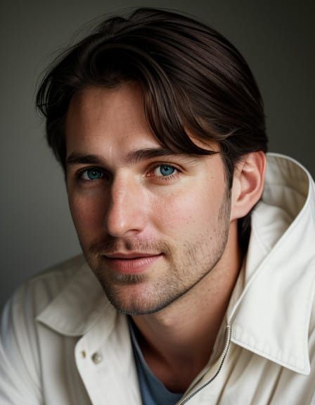 A Gentleman's Close-Up Portrait with Warmth and Personality