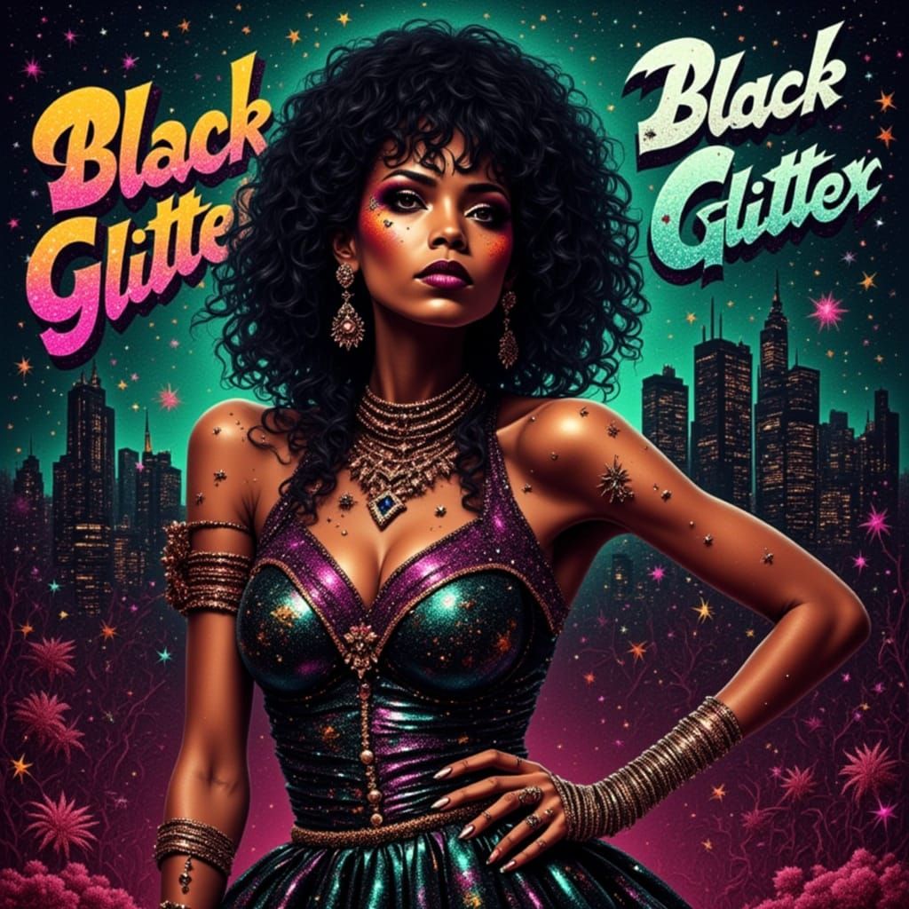 Blaxploitation Film Poster: Black Glitter