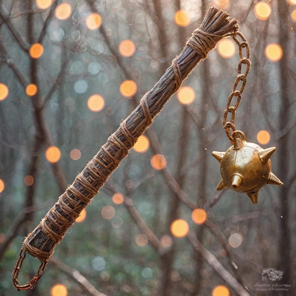 Flail in Natural Lighting, Professional Photography