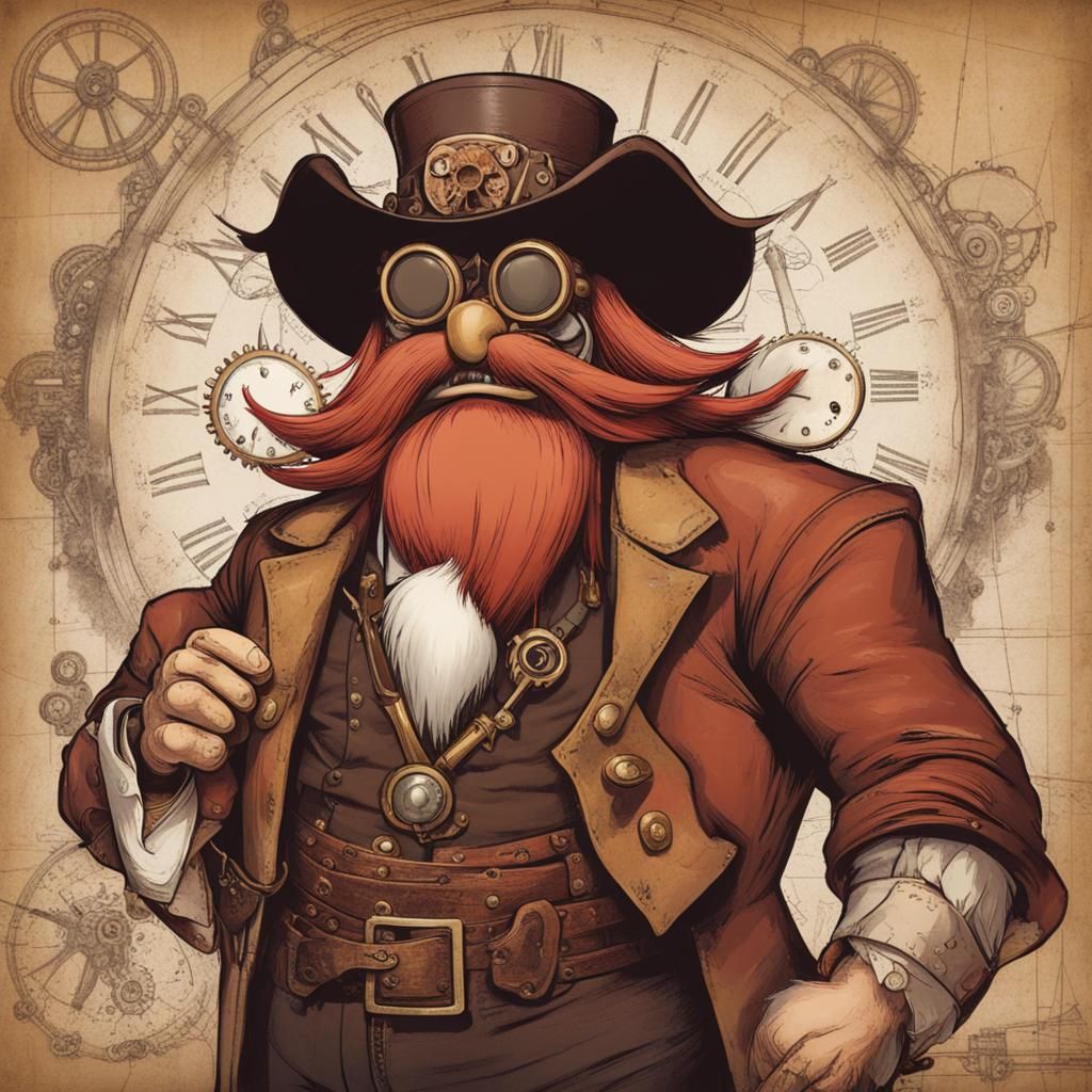 Yosemite Sam in Steampunk Style