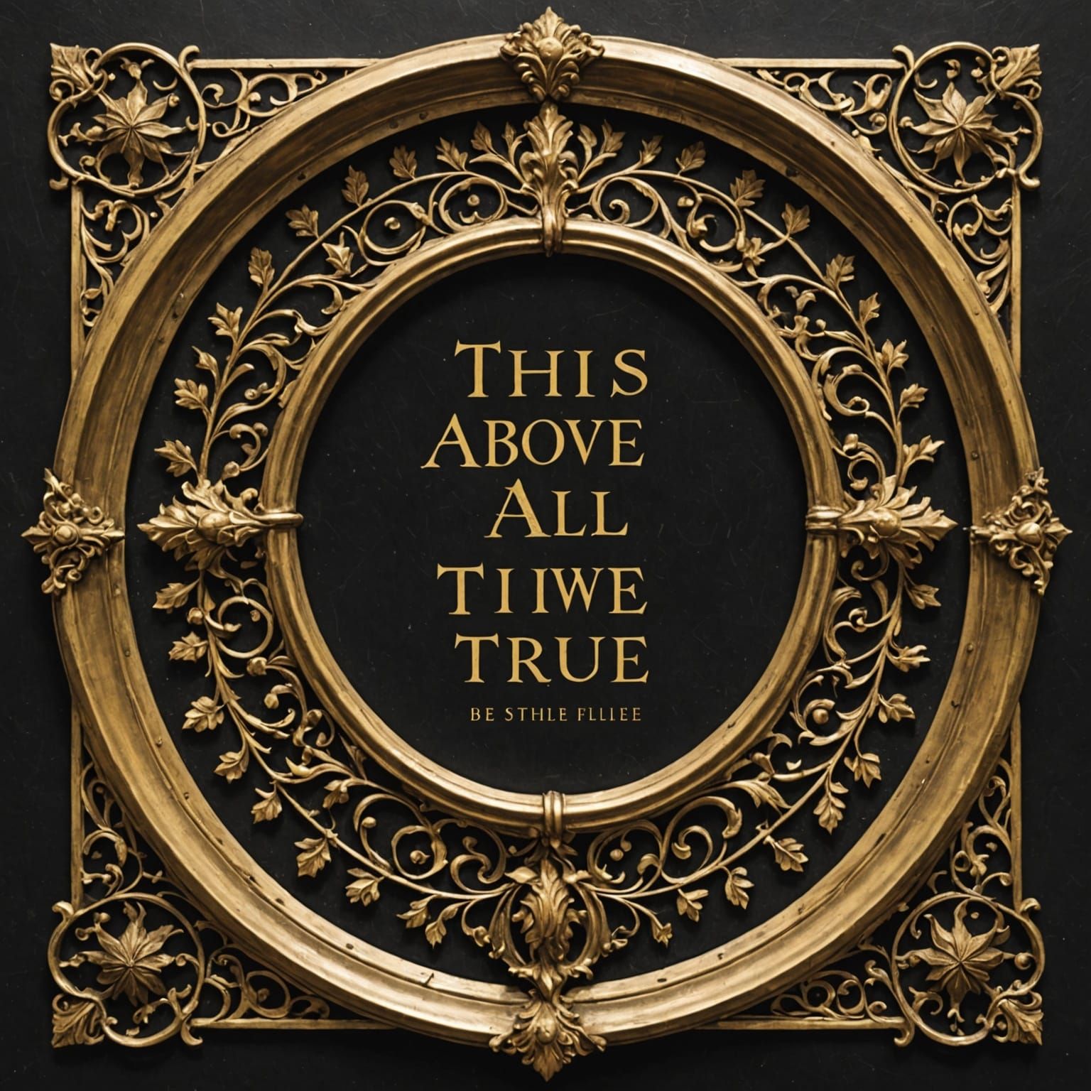 AI Generated Image: To Thine Own Self Be True