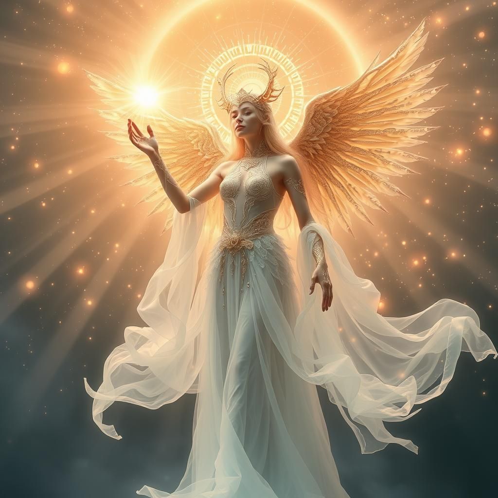 Celestial Virgo: Ethereal Being of Mystical Power