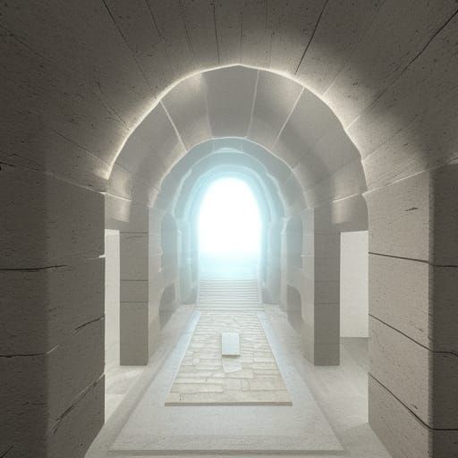 Portal to White Stone Room: Fantasy Concept Art