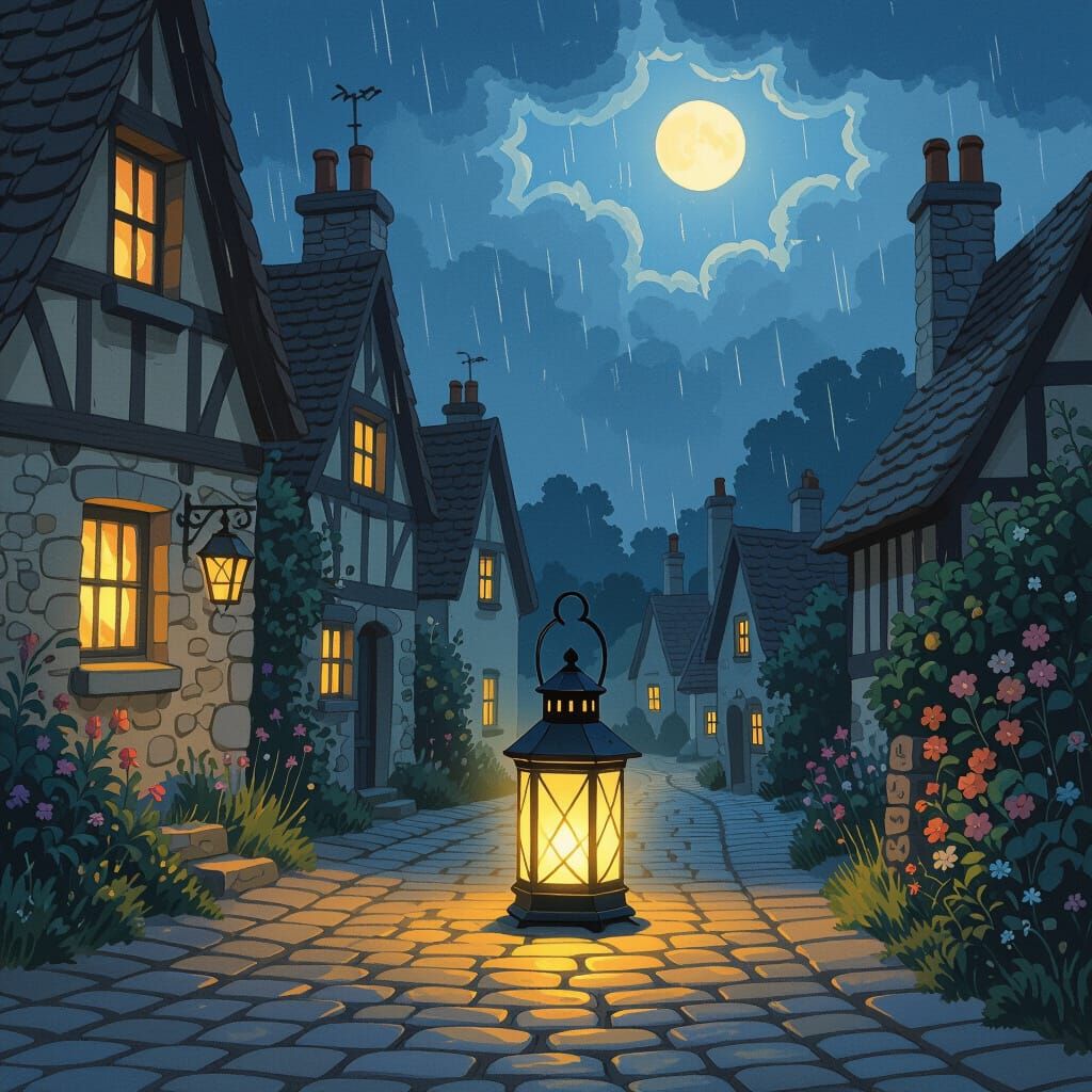 Lumi: A Lantern's Dreamy Night in Potter Style