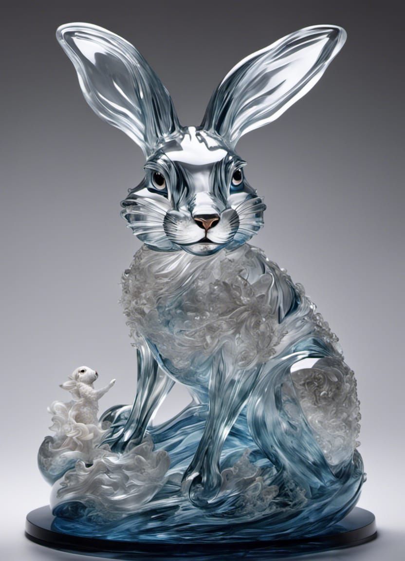 Glass rabbit