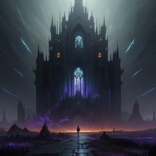 Dark Fantasy Duality Concept Art in 8k Resolution