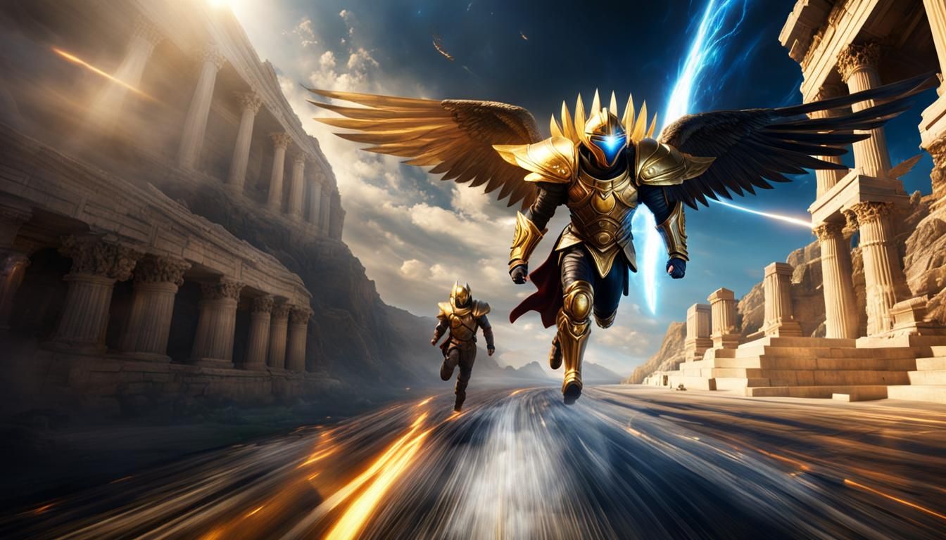 God of Speed Runs Through a Black Hole