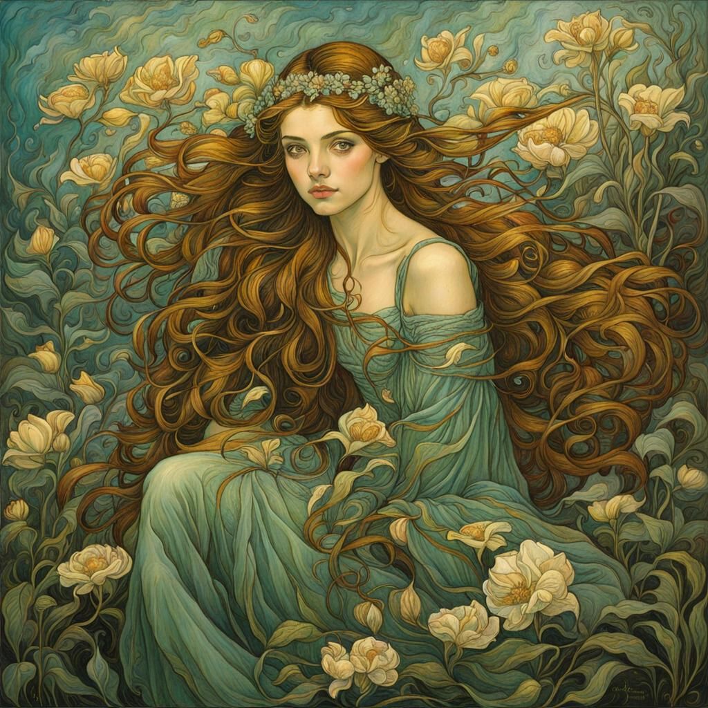 Artwork in the Style of Rebecca Guay