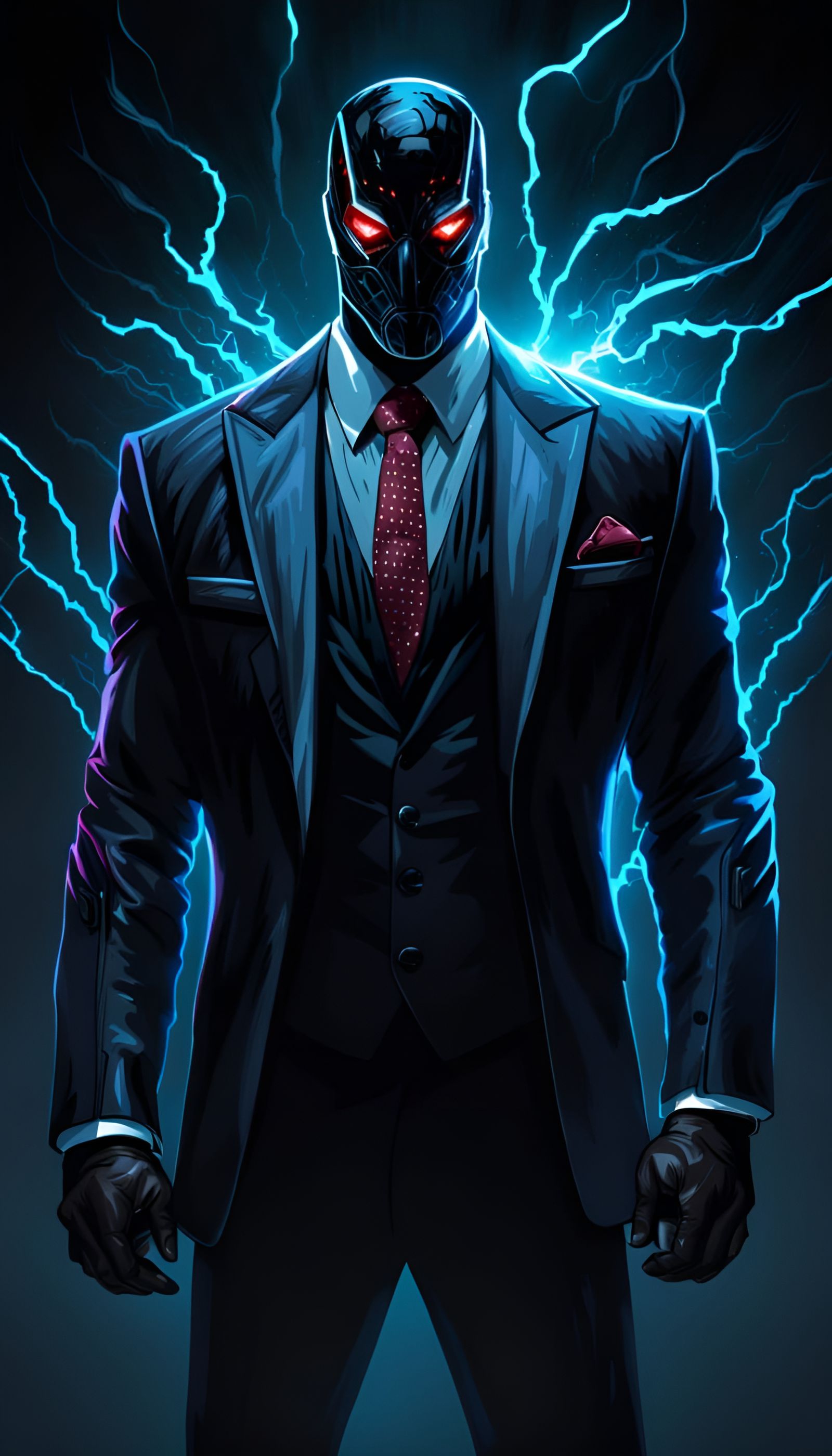 Superpowered Shape Shifting Anti-Hero in Comic Art