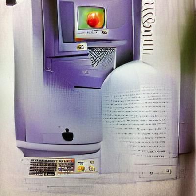 Vintage Macintosh Computer from 1998