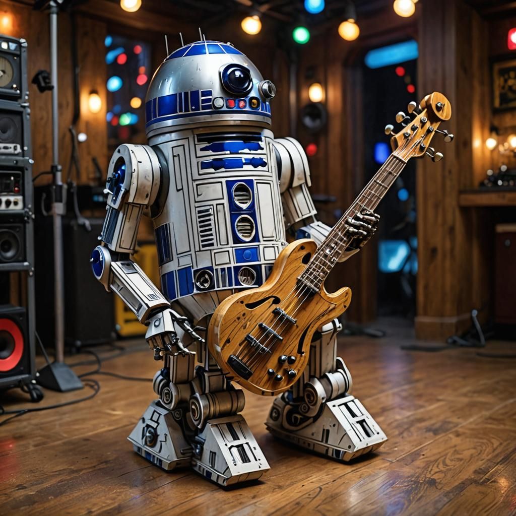 "We've got R2D2 playing the bass"