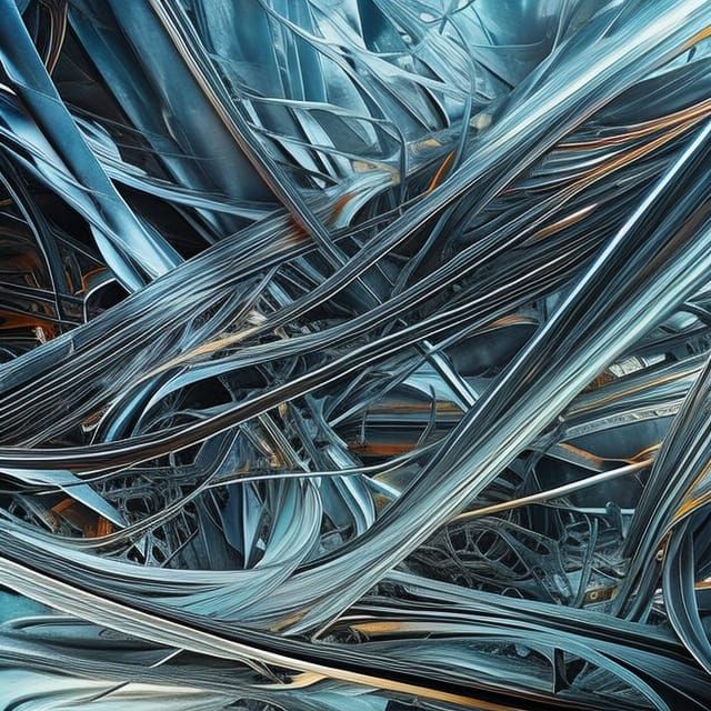 Hyperdetailed Abstract Painting in HDR