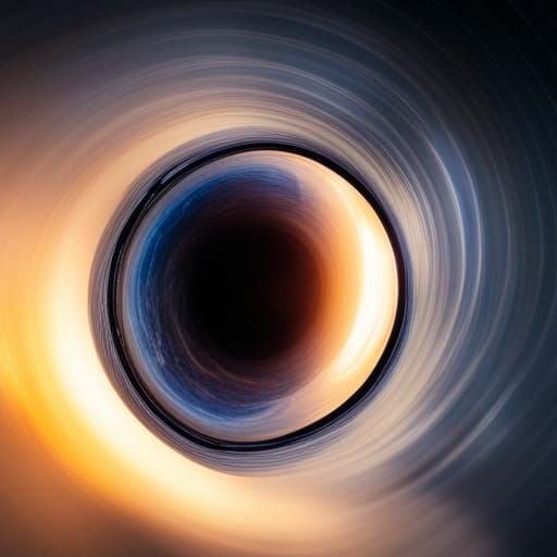 Vortex Inside a Black Hole in Space