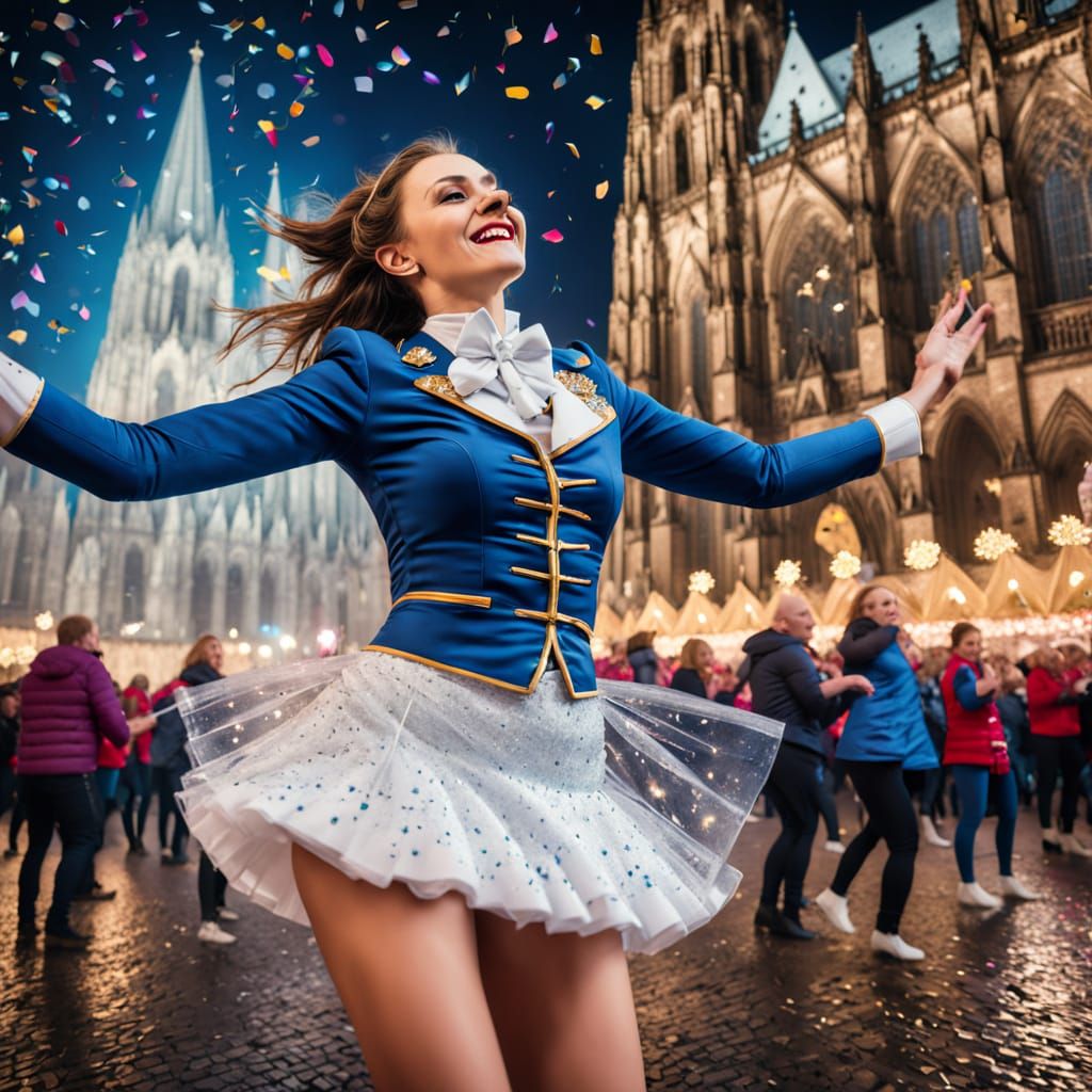 Vibrant Carnival Celebration in Cologne