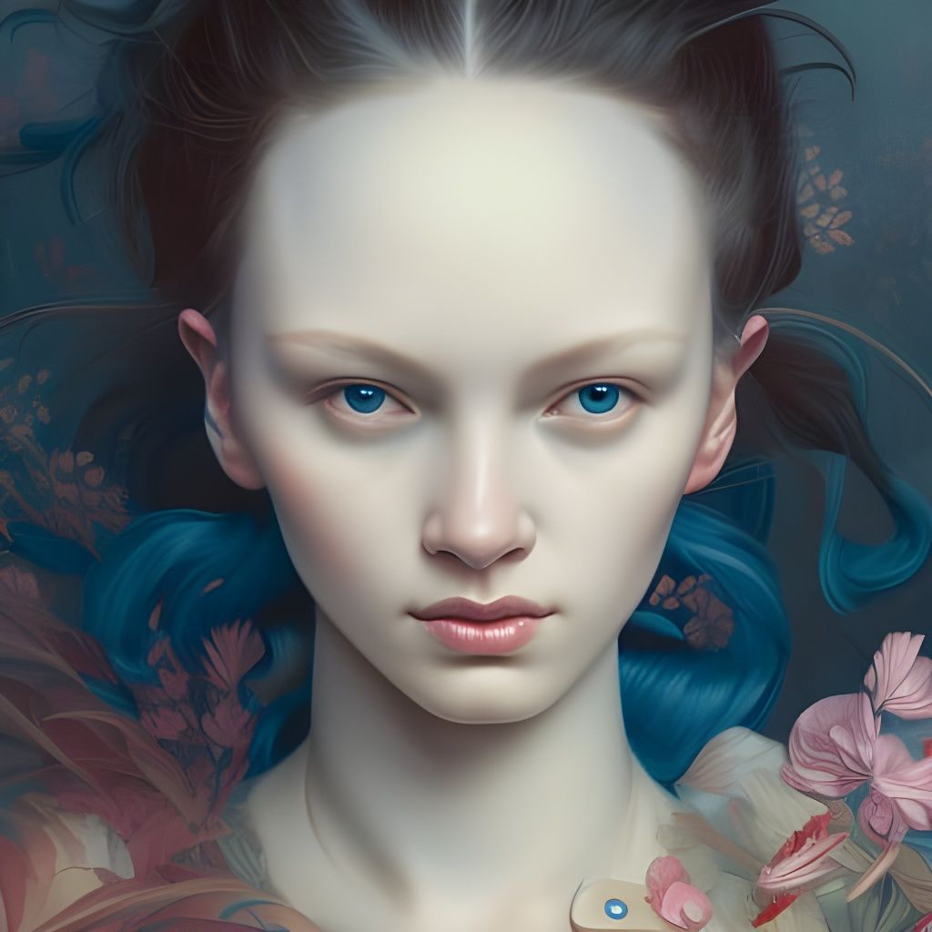 Detailed Portrait of a Girl in 8k Resolution