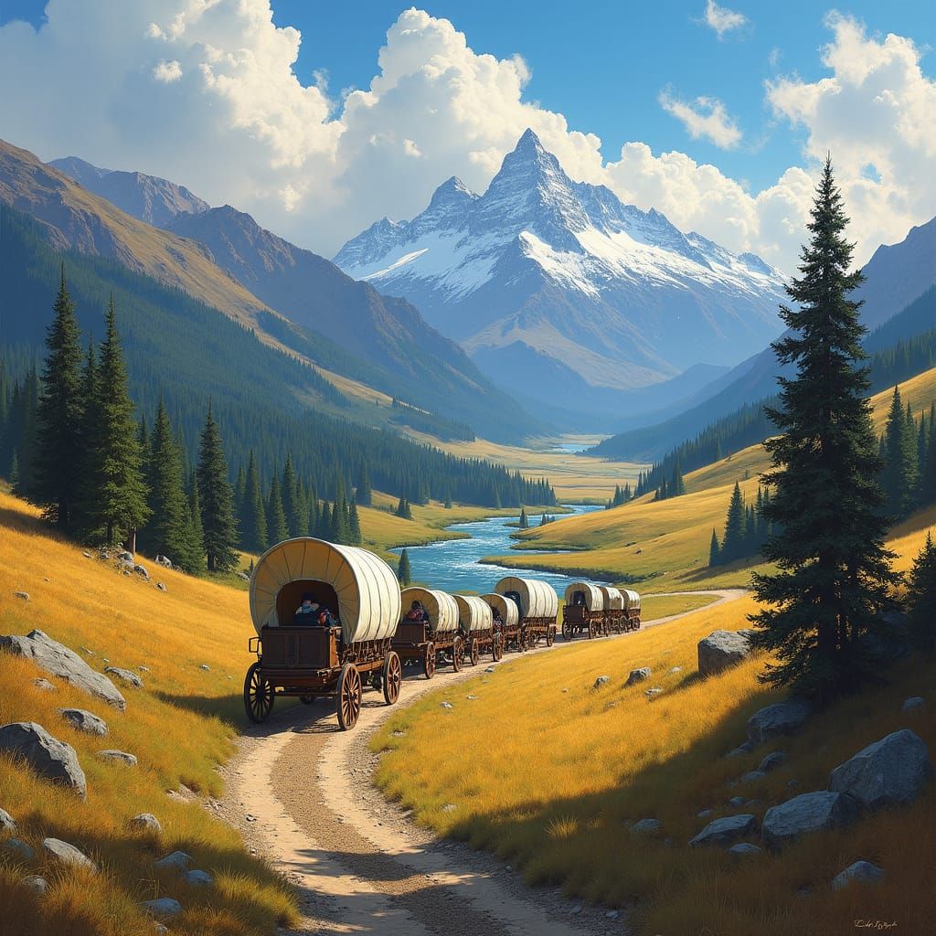 American West Landscape: Hudson River School Style