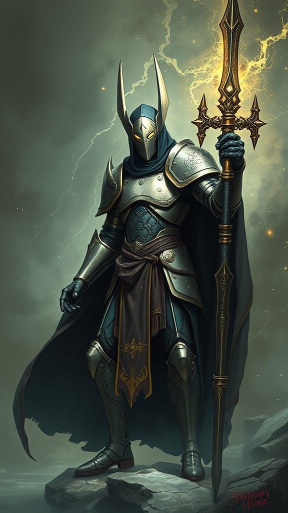 Warforged in Art Nouveau Style