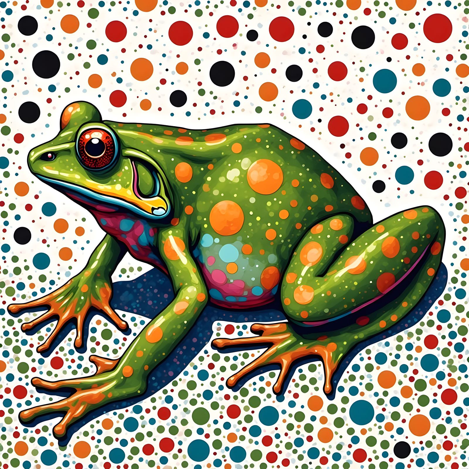 Polka-Dot Frog